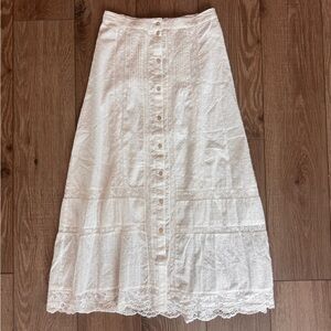 LoveShackFancy Midi Skirt